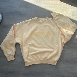 Madhappy Yellow Optimism Crewneck Sweatshirt
